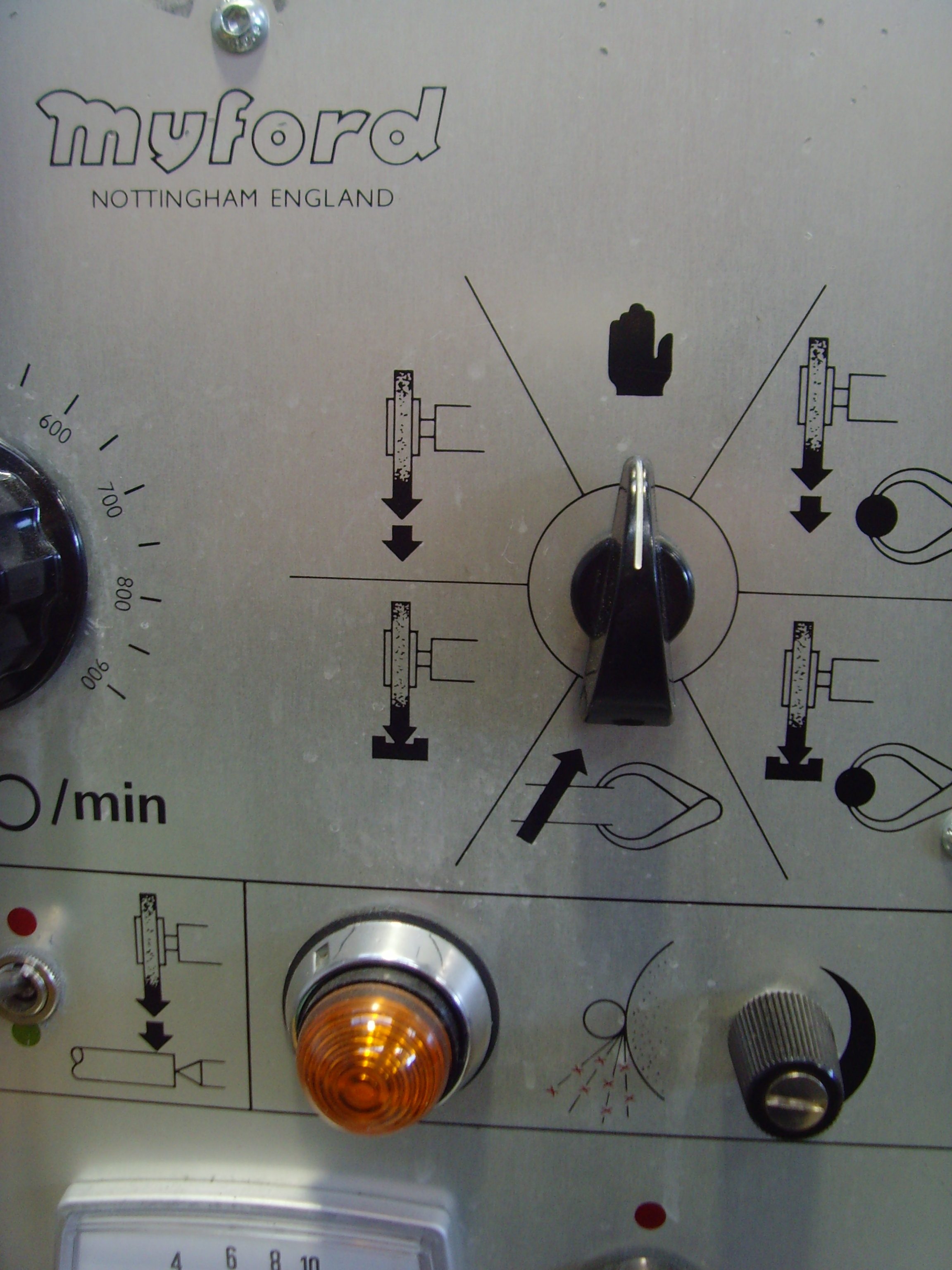 MG12-HPM MYFORD MG12- HPT / HPM 6 Position Control Selector Switch MYFORD MG12- HPT / HPM 6 Position Control Selector Switch